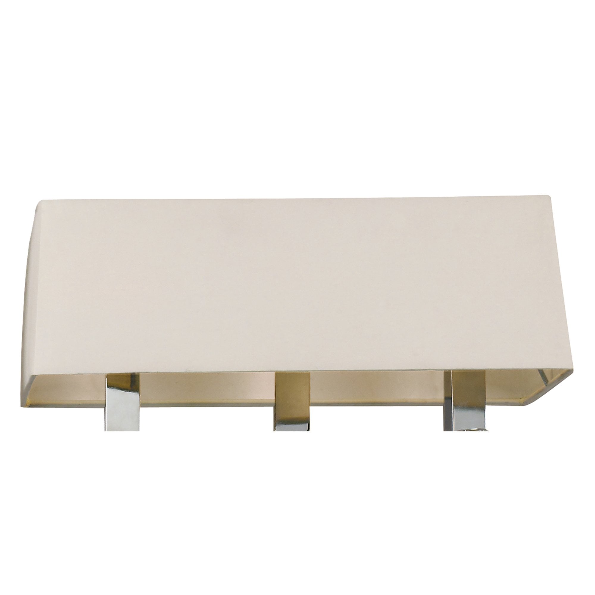 M0781/CS Akira Linear Pendant 2 Arm 6 Light E14 Polished Chrome Cream Shades