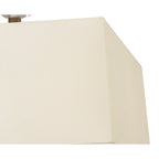 M0784AB Akira Square Pendant 4 Light E27 Antique Brass/Frosted Glass Cream Shade
