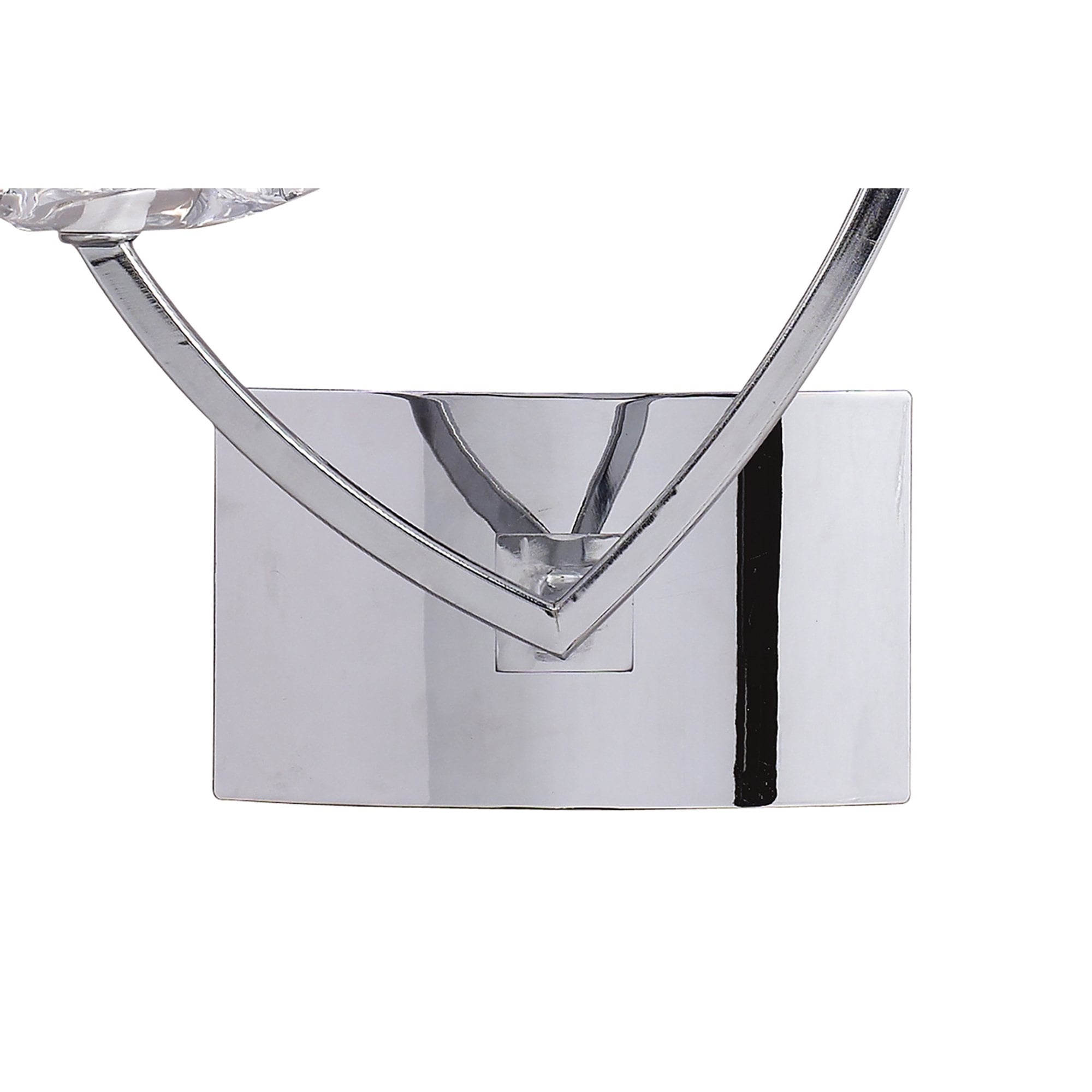 M0787/S Akira Wall Lamp Switched 2 Light E14 Polished Chrome Black Shades