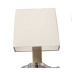 M0787AB/S Akira Wall Lamp Switched 2 Light E14 Antique Brass Cream Shades