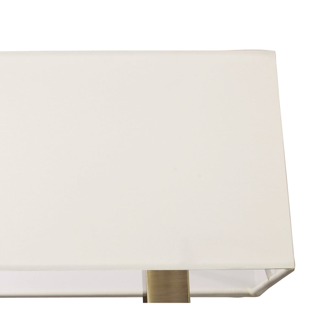 M0788AB/S Akira Wall Lamp Switched 3 Light E14 Antique Brass Cream Shade