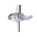 M0789 Akira Table Lamp 1 Light E14 Polished Chrome Black Shade