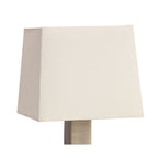 M0789AB Akira Table Lamp 1 Light E14 Antique Brass Cream Shade