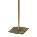 M0791AB Akira Floor Lamp 3 Light E27 Antique Brass Cream Shade