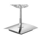 M0793/CS Akira Table Lamp 2 Light E27 Polished Chrome Cream Shade