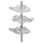 M0793/CS Akira Table Lamp 2 Light E27 Polished Chrome Cream Shade