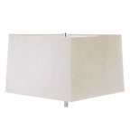 M0793/CS Akira Table Lamp 2 Light E27 Polished Chrome Cream Shade