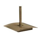 M0793AB Akira Table Lamp 2 Light E27 Antique Brass Cream Shade