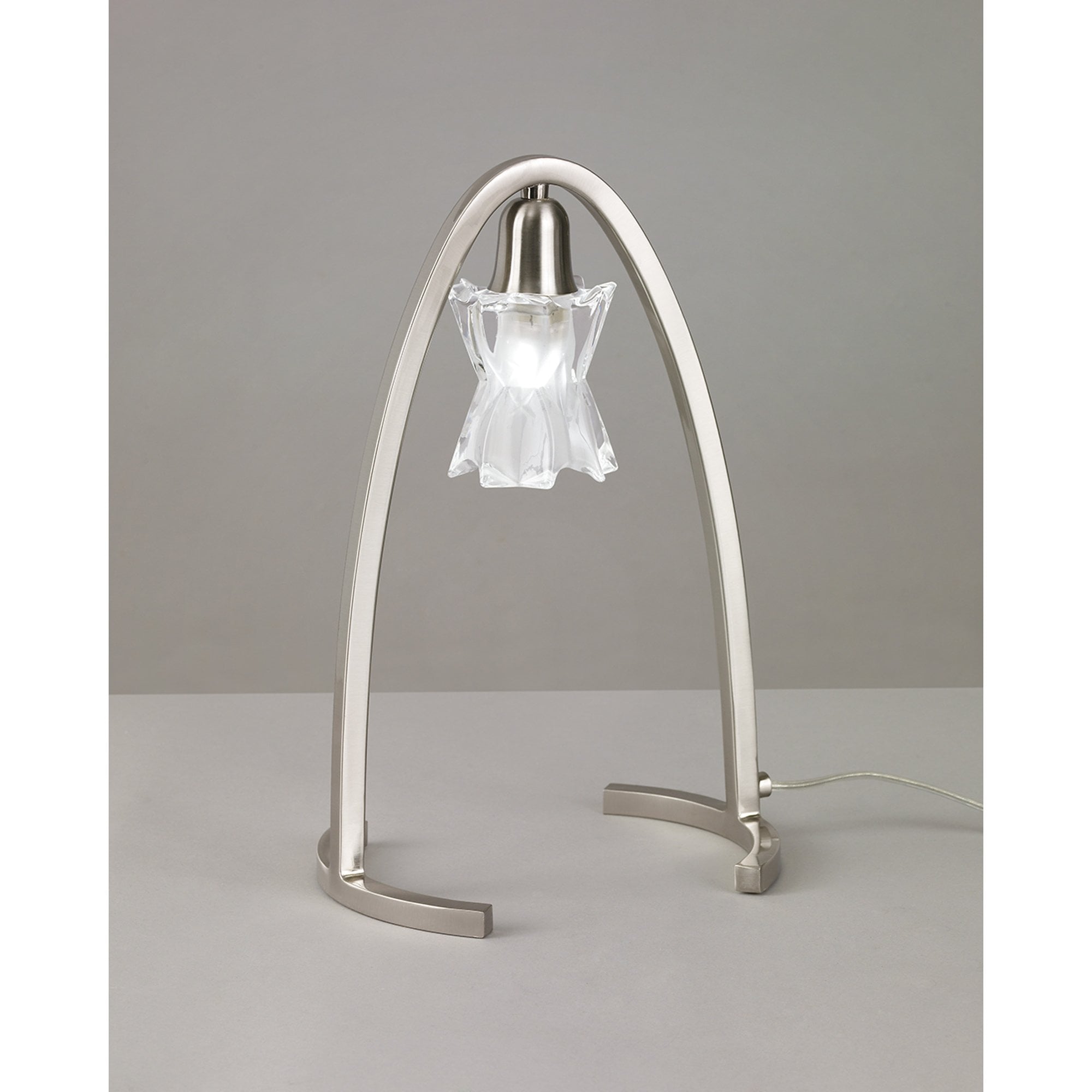 M0615 Alaska Table 1 Light G9 Satin Nickel
