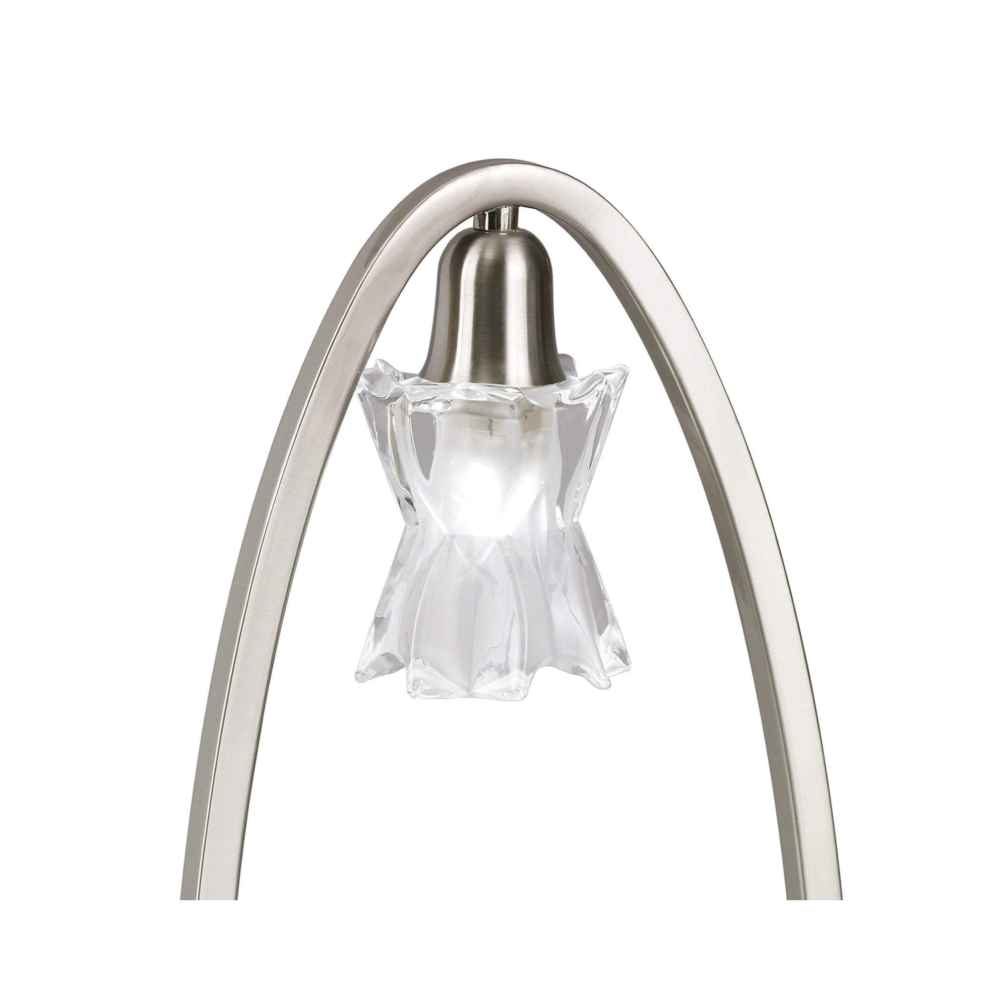 M0615 Alaska Table 1 Light G9 Satin Nickel