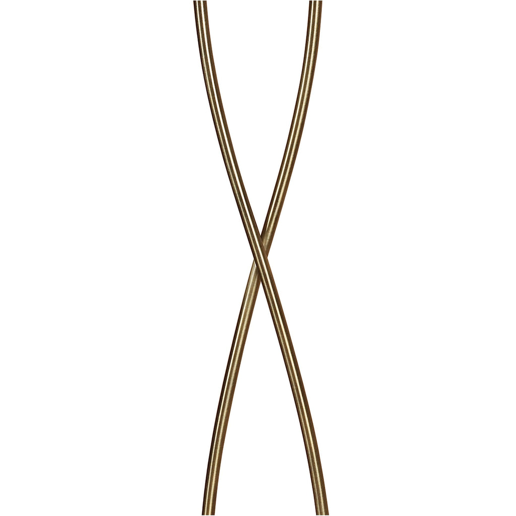 M0616AB Alaska Floor Light G9 2 Light G9 Antique Brass