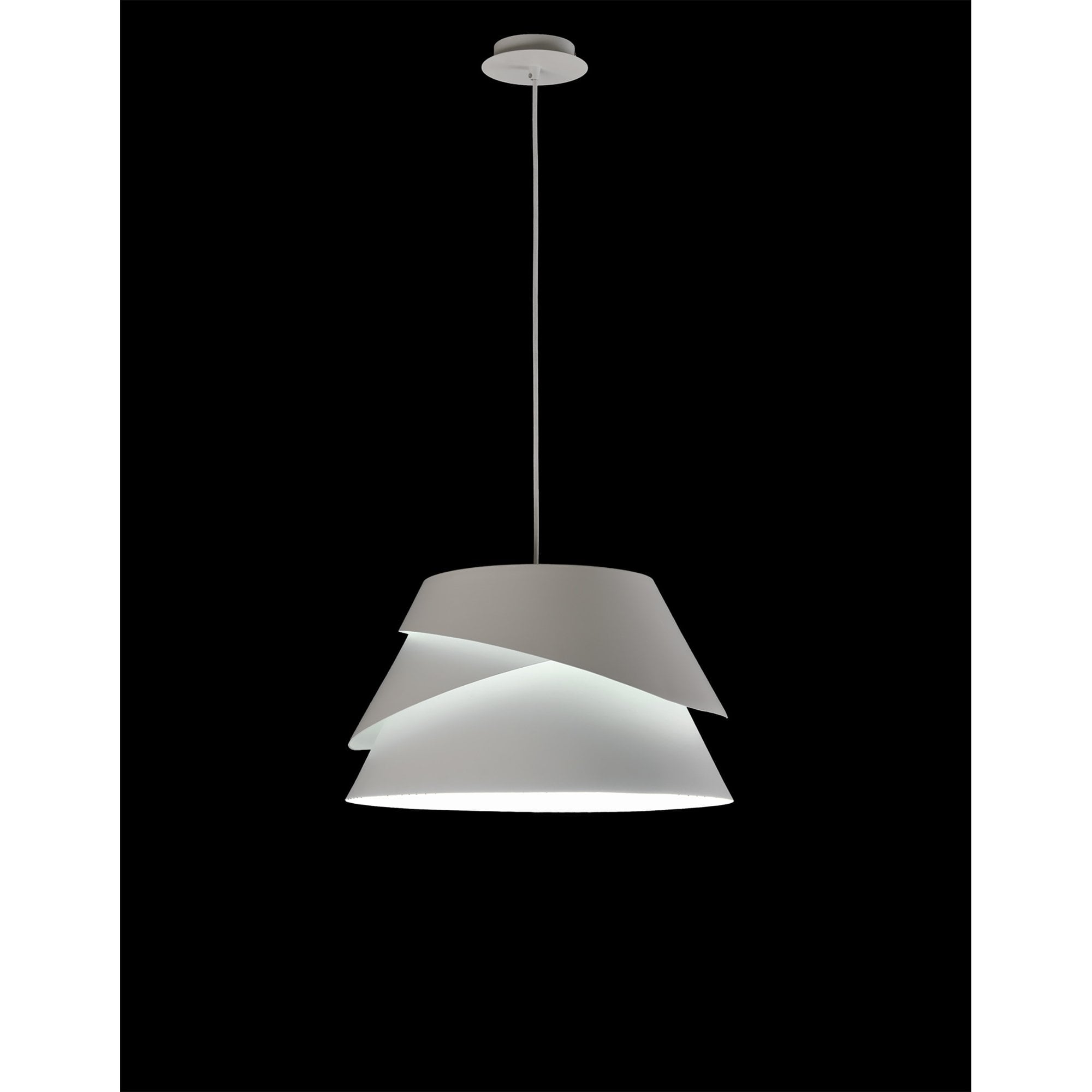 M5861 Alboran Pendant Medium 1 Light Alumimium/ Iron