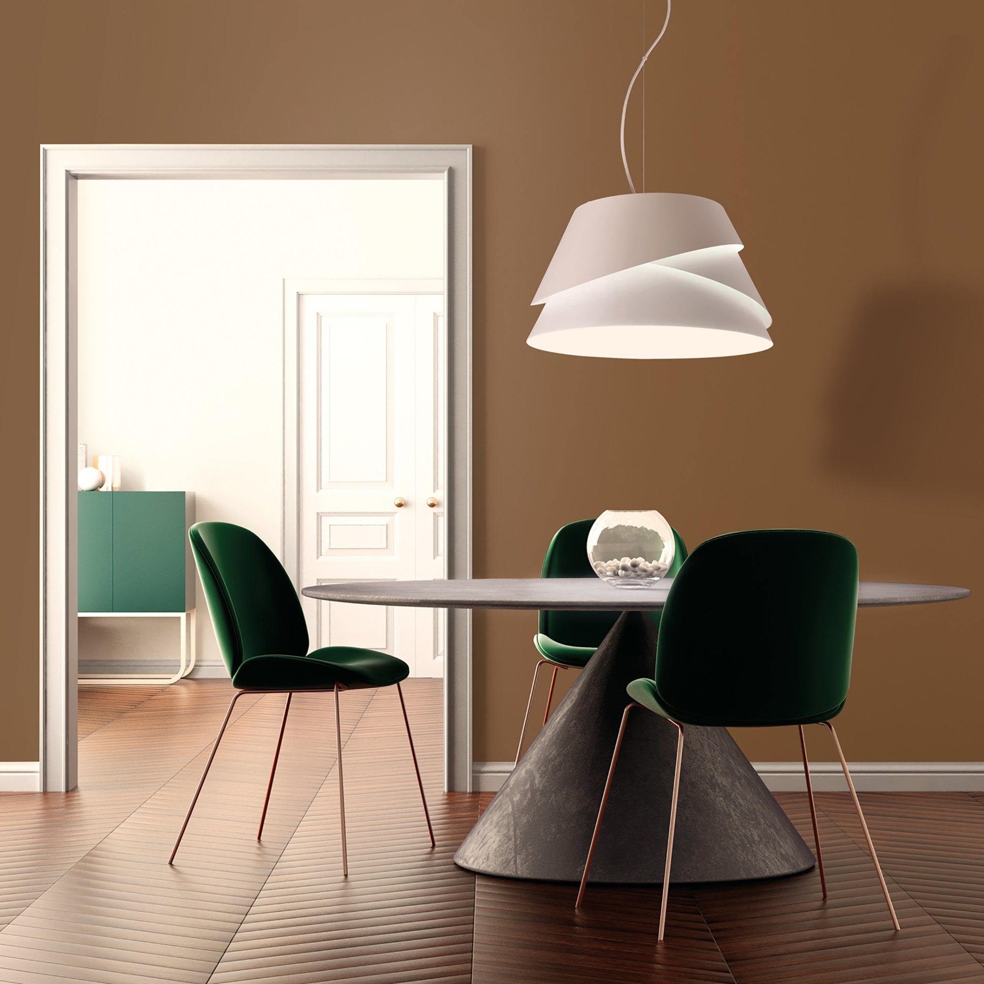 M5863 Alboran Table Lamp 1 Light Alumimium/Iron