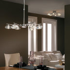 M0412 Alfa Telescopic Convertible To Semi Flush 6 Light G9 Polished Chrome