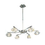 M0412 Alfa Telescopic Convertible To Semi Flush 6 Light G9 Polished Chrome