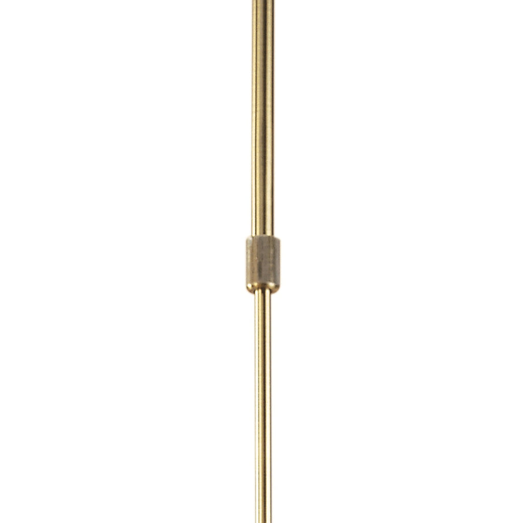 M0412AB Alfa Telescopic Pendant Convertible To Semi Flush 6 Light G9 Antique Brass