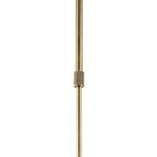 M0412AB Alfa Telescopic Pendant Convertible To Semi Flush 6 Light G9 Antique Brass