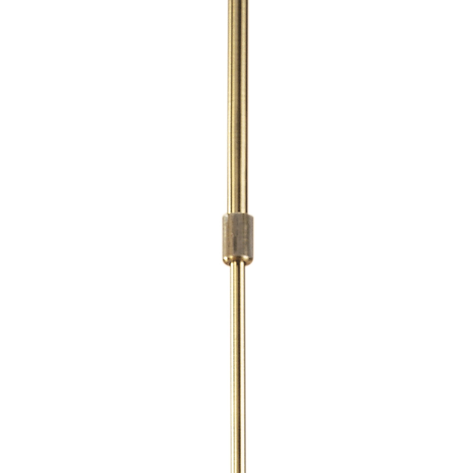 M0412AB Alfa Telescopic Pendant Convertible To Semi Flush 6 Light G9 Antique Brass