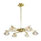 M0412PB Alfa Telescopic 6 Light G9 Polished Brass