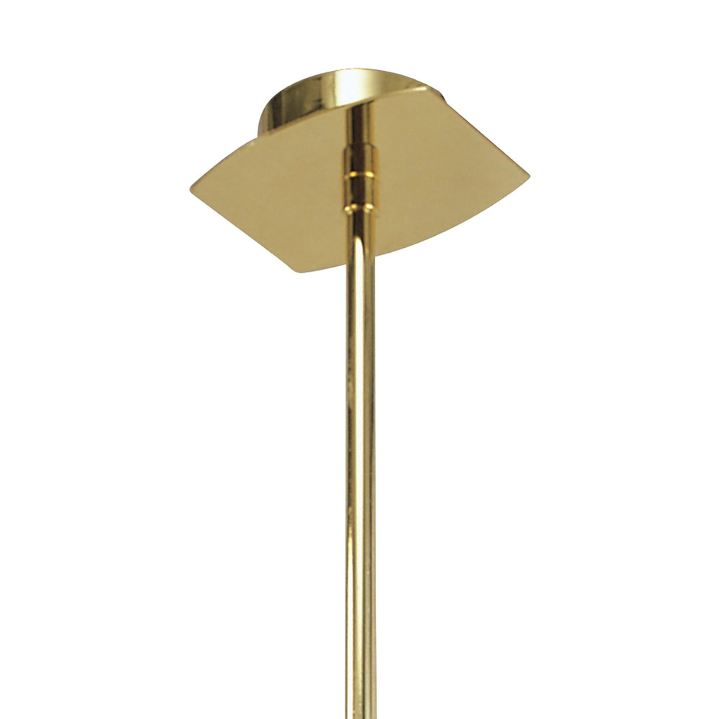M0412PB Alfa Telescopic 6 Light G9 Polished Brass
