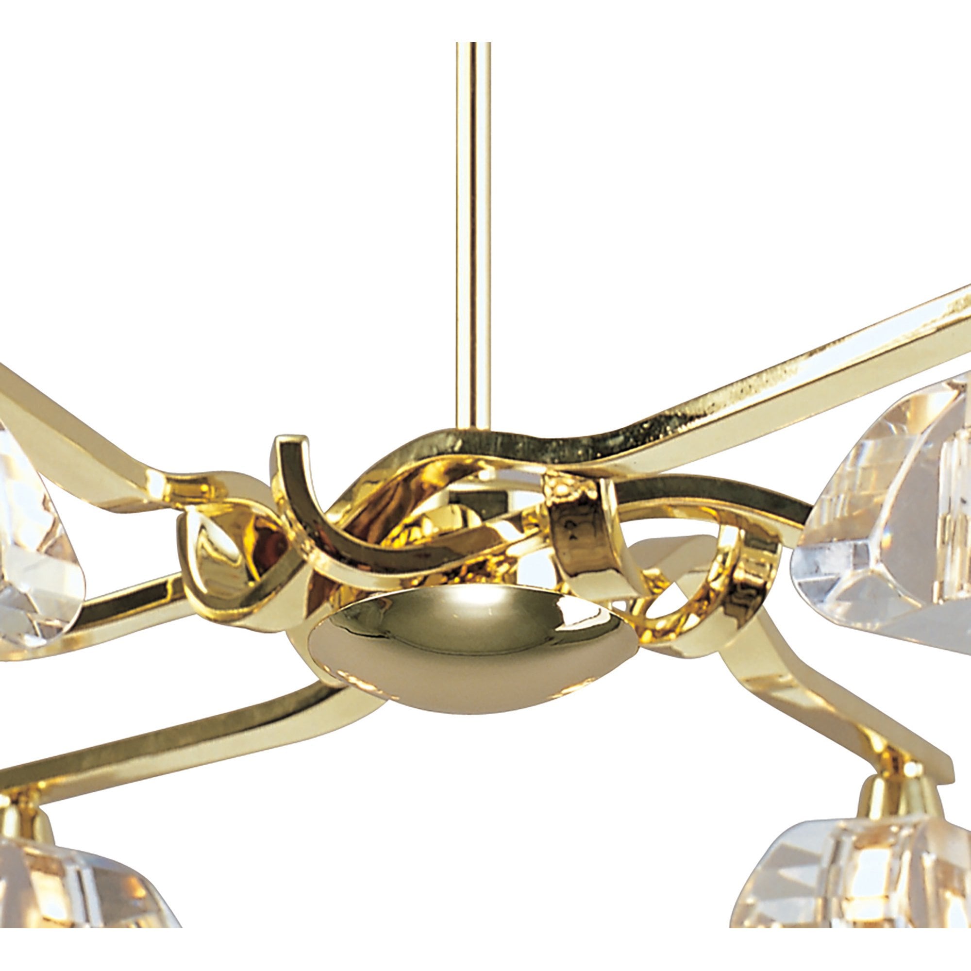 M0412PB Alfa Telescopic 6 Light G9 Polished Brass
