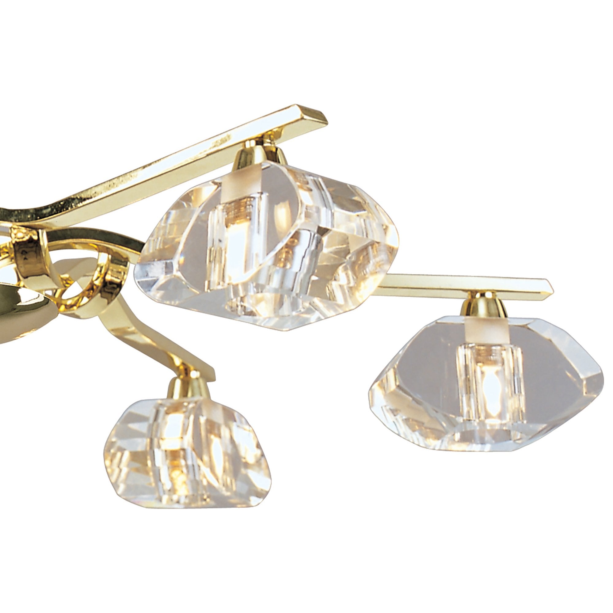 M0412PB Alfa Telescopic 6 Light G9 Polished Brass