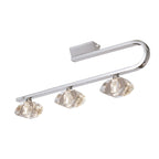 M0421 Alfa Ceiling Linear Bar 3 Light G9 Polished Chrome