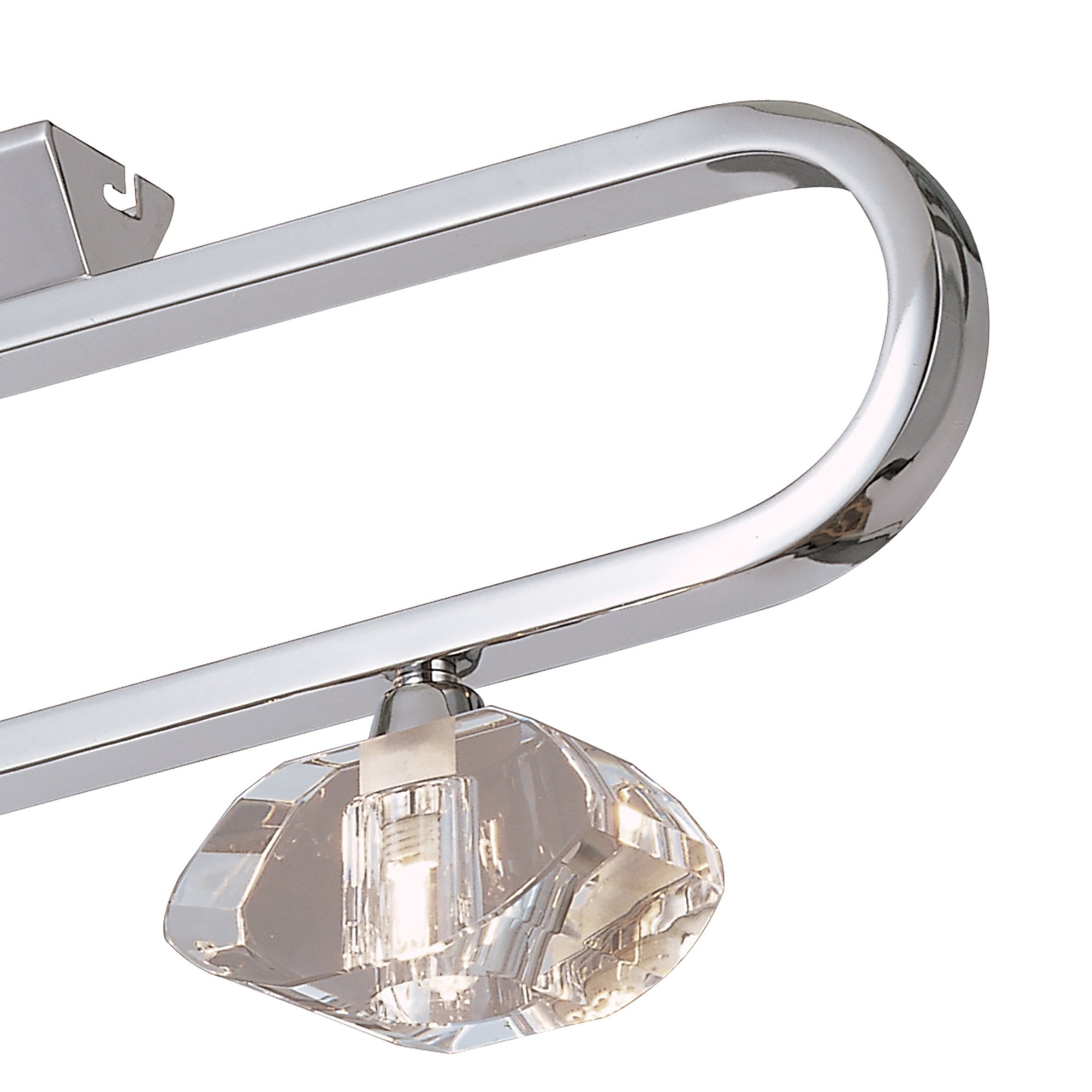 M0421 Alfa Ceiling Linear Bar 3 Light G9 Polished Chrome