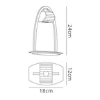M0425AB Alfa Large Table Lamp 1 Light G9 Antique Brass