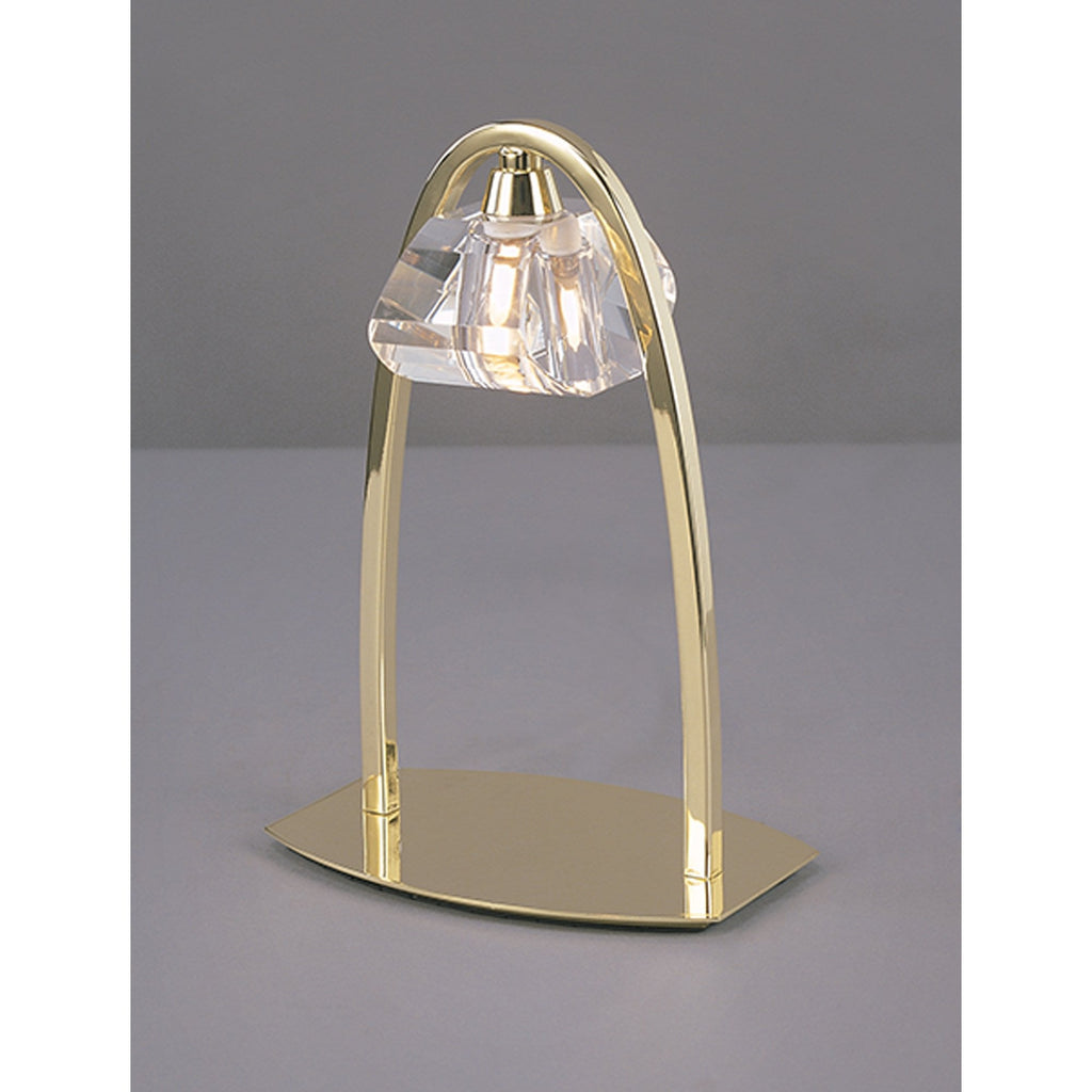M0425PB Alfa Large Table Lamp 1 Light G9 Polished Brass