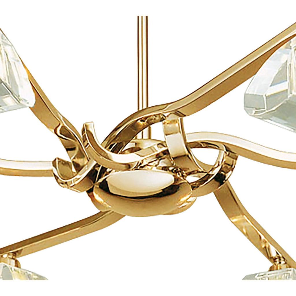 M0551FG Alfa Telescopic Convertible To Semi Flush 6 Light G9 French Gold