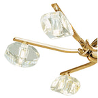 M0551FG Alfa Telescopic Convertible To Semi Flush 6 Light G9 French Gold