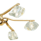 M0551FG Alfa Telescopic Convertible To Semi Flush 6 Light G9 French Gold