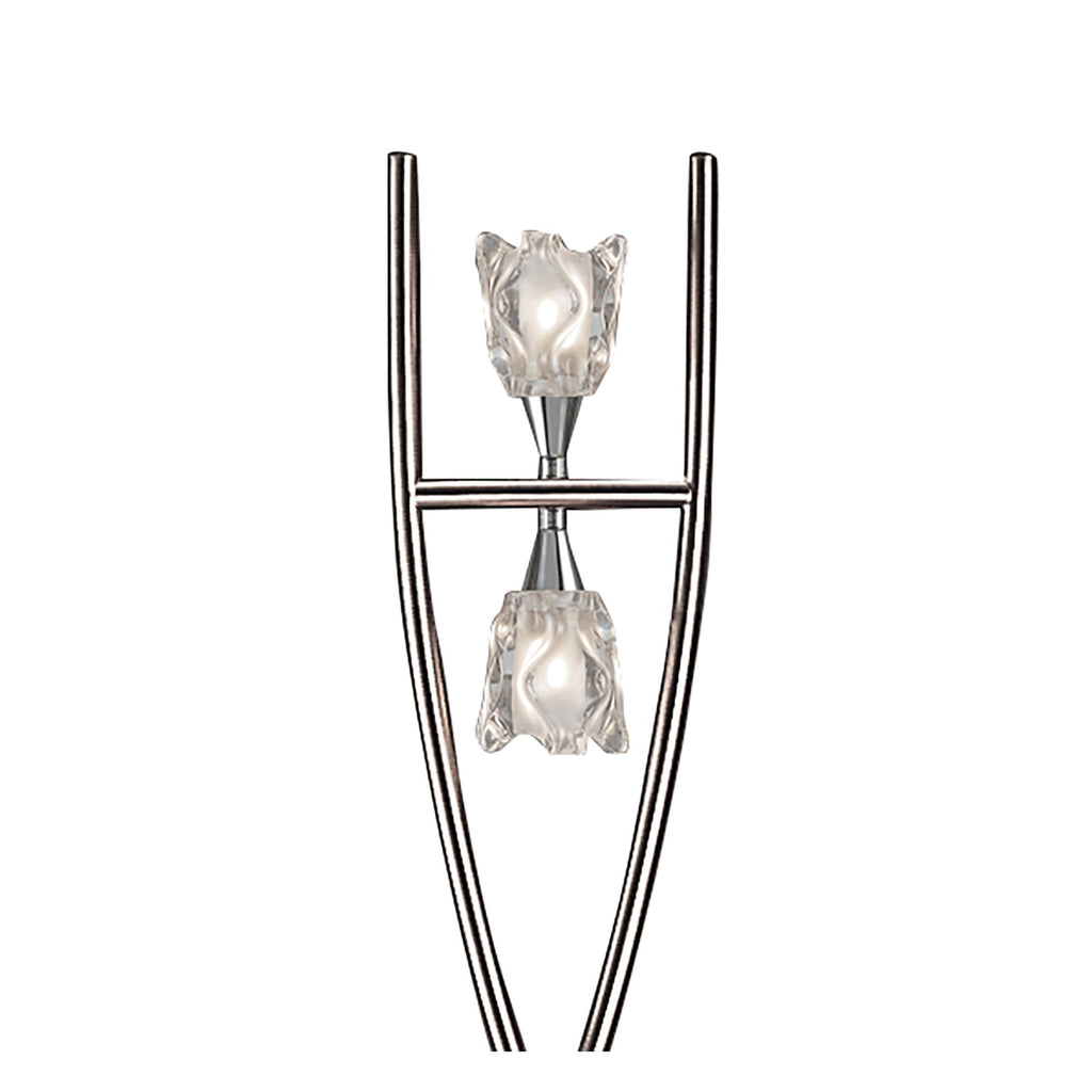 M0583 Amel Floor Lamp 2 Light G9 Polished Chrome