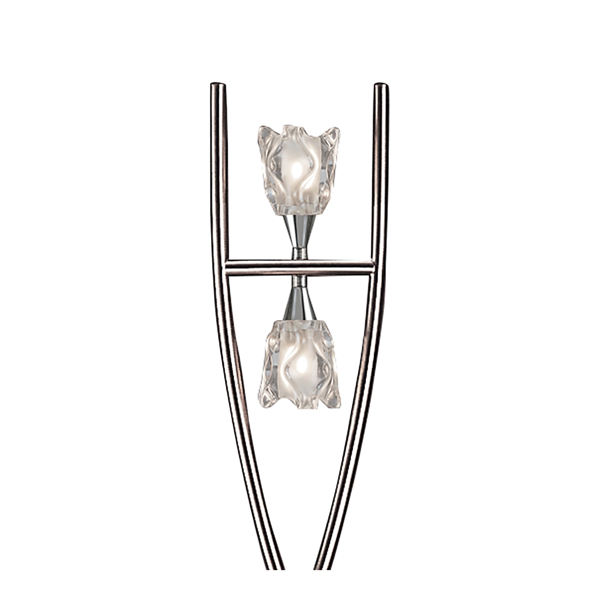 M0583 Amel Floor Lamp 2 Light G9 Polished Chrome