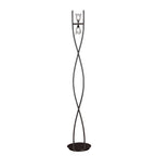 M0583BC Amel Floor Lamp 2 Light G9 Black Chrome