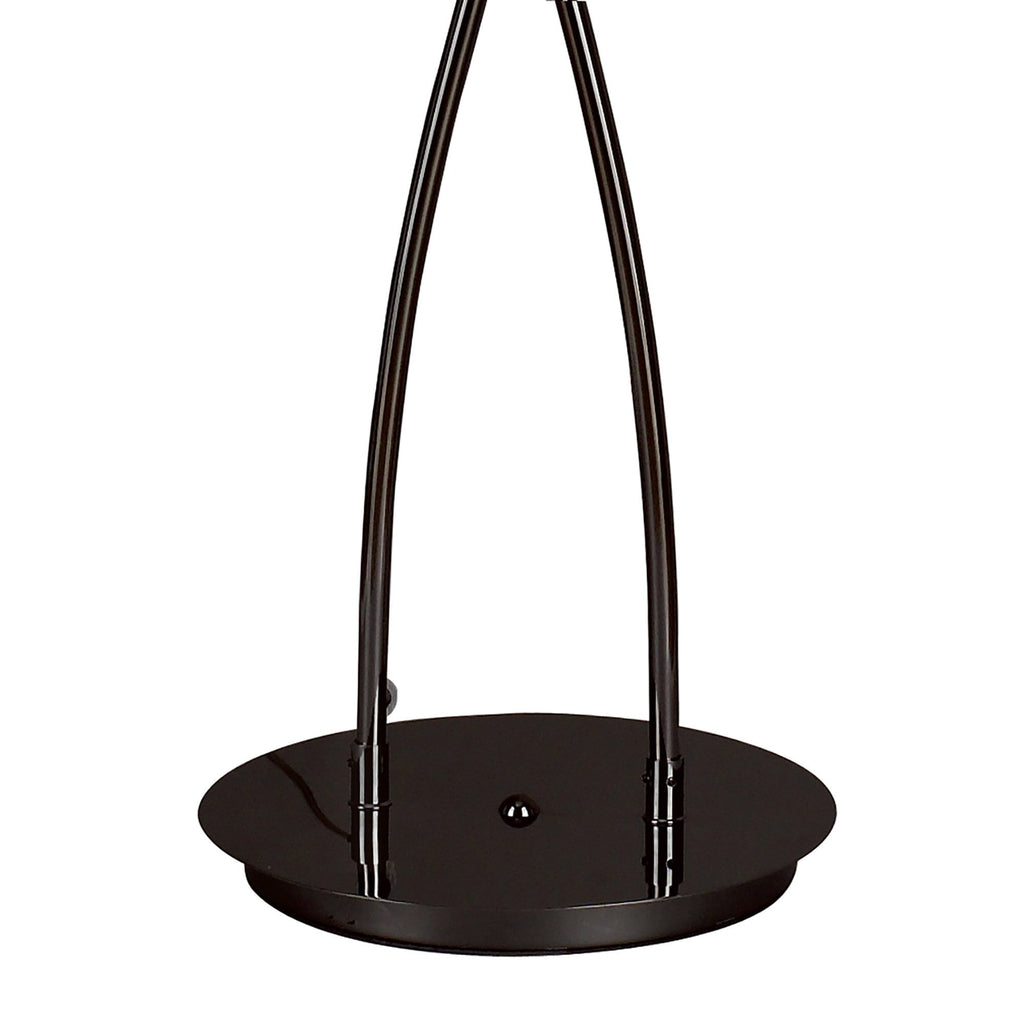 M0583BC Amel Floor Lamp 2 Light G9 Black Chrome