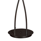 M0583BC Amel Floor Lamp 2 Light G9 Black Chrome