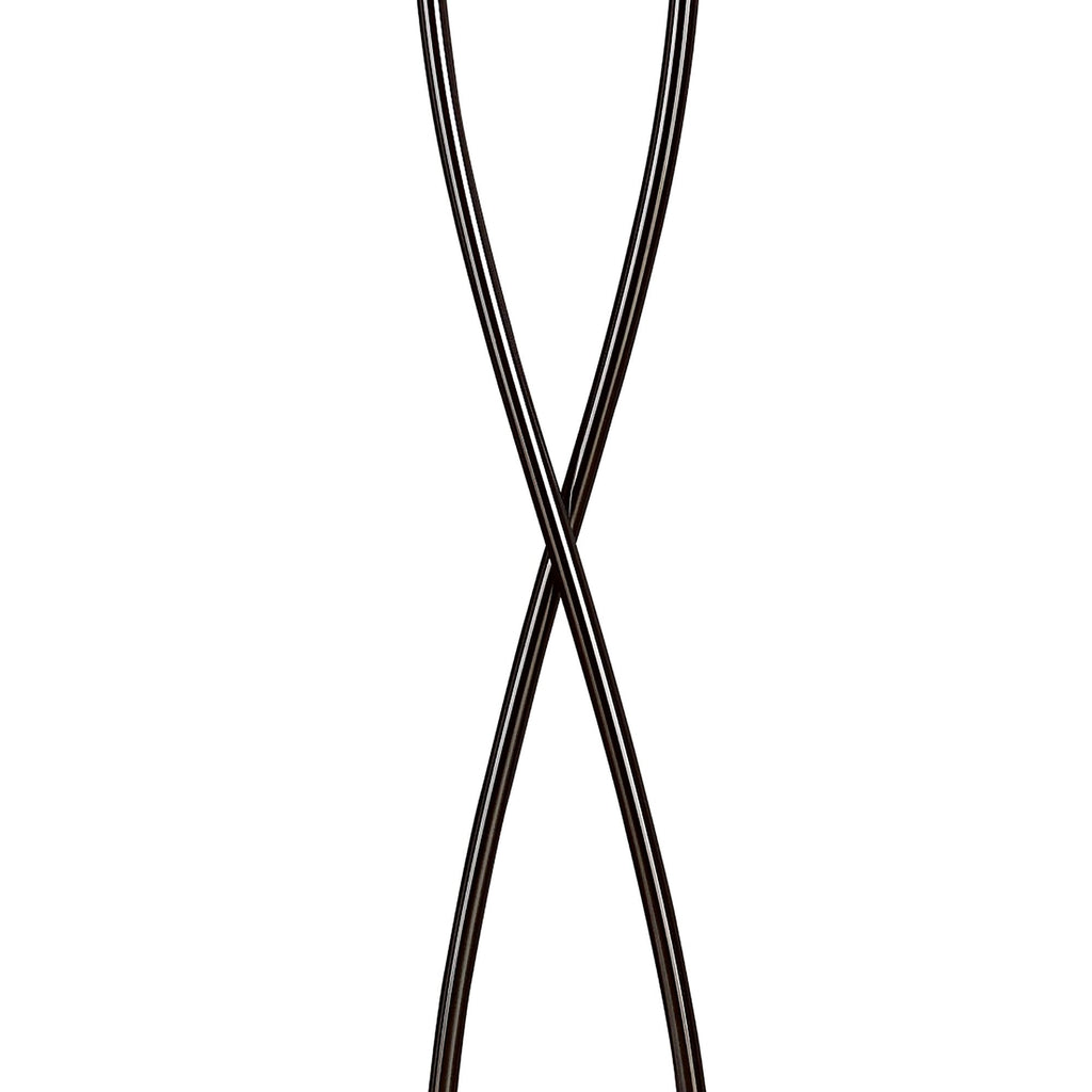 M0583BC Amel Floor Lamp 2 Light G9 Black Chrome
