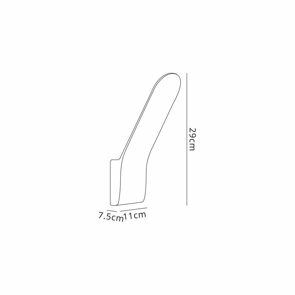 M8152 Andes Outdoor Wall Light 6W LED White