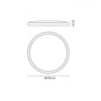 M6486 Aneto Outdoor Ceiling 40cm Round 24W LED White (S)