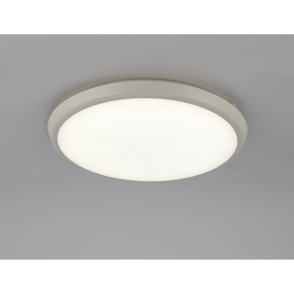 M6486 Aneto Outdoor Ceiling 40cm Round 24W LED White (S)