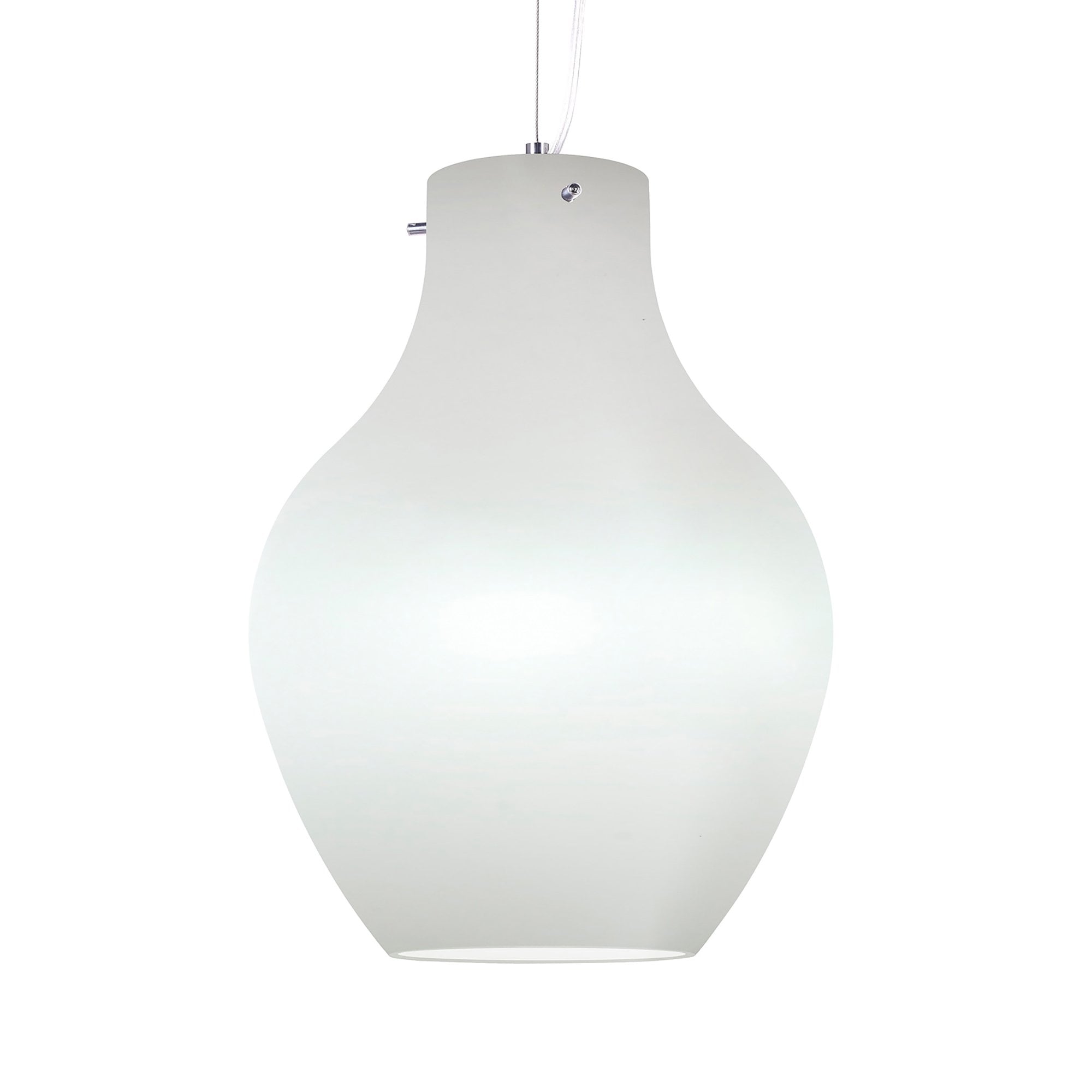 M6270 Anfora Pendant 28cm Round 1 Light White