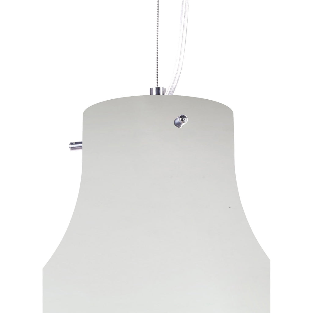 M6270 Anfora Pendant 28cm Round 1 Light White