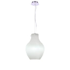 M6270 Anfora Pendant 28cm Round 1 Light White