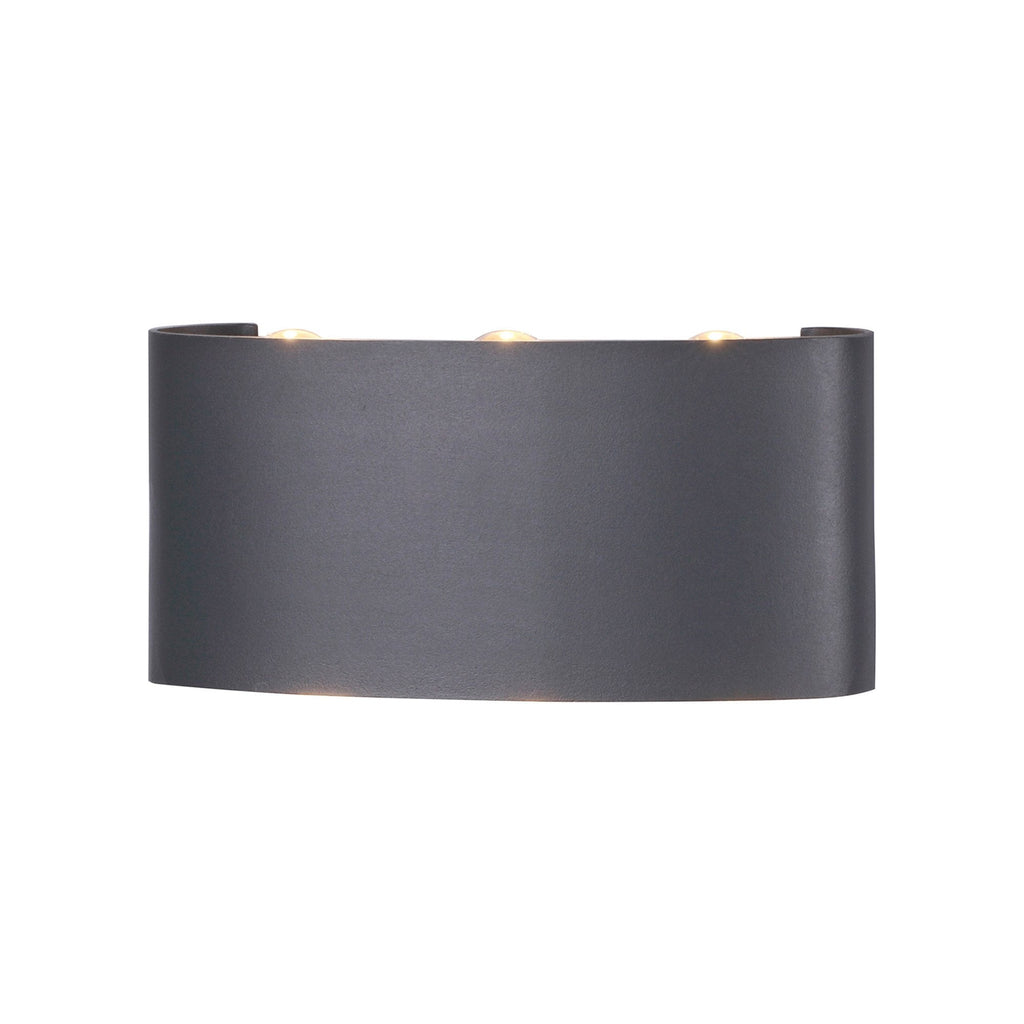 M6540 Arcs Outdoor Wall Lamp 6W LED Anthracite
