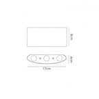 M6540 Arcs Outdoor Wall Lamp 6W LED Anthracite
