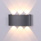 M6540 Arcs Outdoor Wall Lamp 6W LED Anthracite