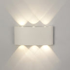 M6541 Arcs Outdoor Wall Lamp 6W LED Sand White