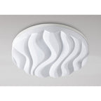 M5040R Arena Bathroom Ceiling / Wall Light Large Round 60W LED Dimmable Matt White / Acrylic